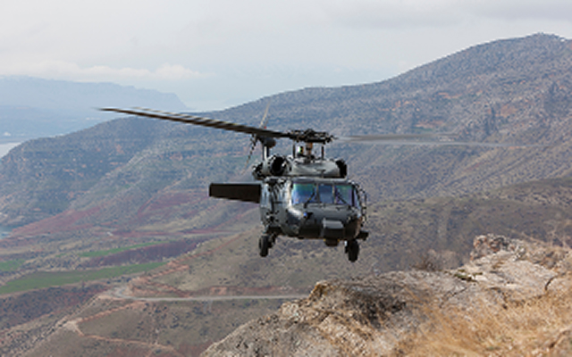Crestview, Florida, USA - 21 February 2021: Sikorsky UH-60 Blackhawk operated by the Army Rangers flying – Crestview, cheap car insurance in Florida